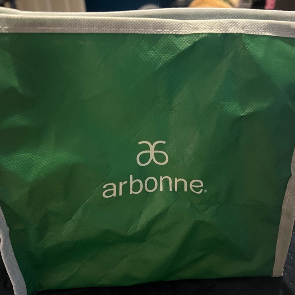 Arbonne Emerald Green Mini Carry Bag